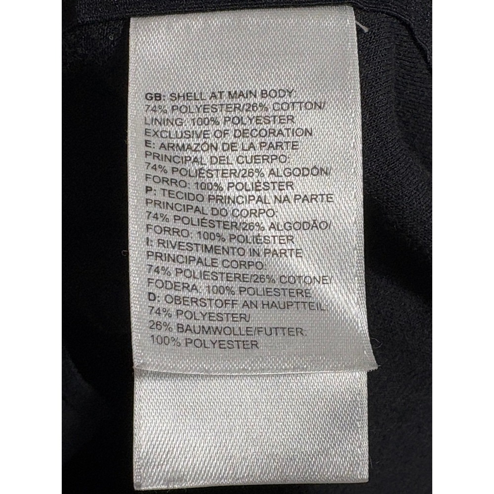 The North Face Slacker Poncho Womens Medium Black Funnel Neck Hoodie NF0A2WKN - Picture 3 of 7